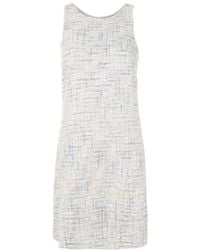 Emporio Armani - Tweed Shift Dress - Lyst