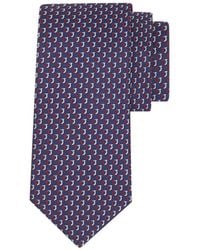 Ferragamo - Bicolor Gancini Jacquard Tie - Lyst