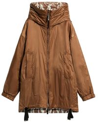 Max Mara - Double-Sided Down Jacket With Logo - Lyst