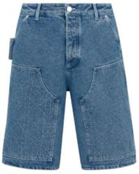 Dior - Homme Cannage Carpenter Bermuda Shorts - Lyst