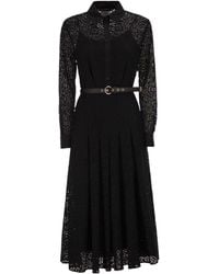 Max Mara - Alenon Lace Midi Shirt Dress - Lyst
