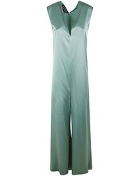 Gianluca Capannolo - Antonia Sleeveless Satin Jumpsuit - Lyst