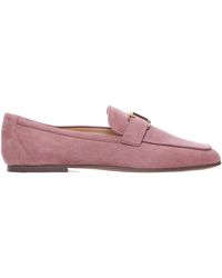 Tod's - Round Head Loafer Shoes - Lyst