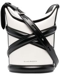 McQueen - The Curve Small Bucket Bag - Lyst