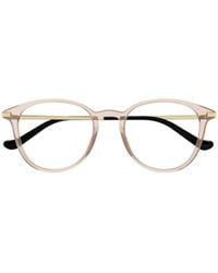 Gucci - Eyewear Round Frame Glasses - Lyst
