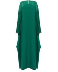 Safiyaa - Silk-Trimmed Kaftan - Lyst