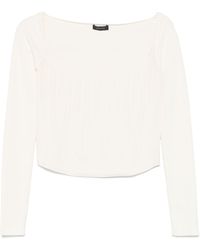 Mugler - Boning-Detail Sweater - Lyst