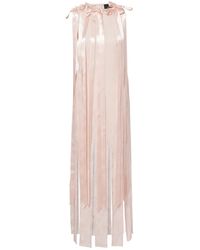 Simone Rocha - Bow-Detail Floral Jacquard Maxi Dress - Lyst
