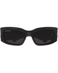 Balenciaga - Eyewear Rectangle Frame Sunglasses - Lyst