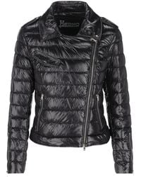 Herno - Quilted Biker Down Jacket - Lyst