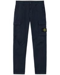 Stone Island - Tapered Cargo Trousers - Lyst