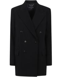 Ermanno Scervino - Double-Breasted Long-Sleeved Jacket - Lyst