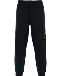 Stone Island - Compass Patch Drawstring Track Pants - Lyst
