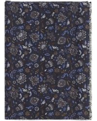 Kiton - Paisley Pattern Scarf - Lyst