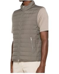 Brunello Cucinelli - Quilted High-Neck Gilet - Lyst