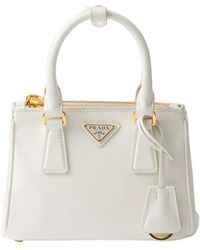 Prada - Galleria Saffiano Leather Micro Bag - Lyst