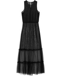 AllSaints - Polka-Dot Tiered Dress - Lyst