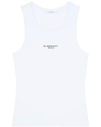 Givenchy - Paris Logo Printed Slim-Fit Tank Top - Lyst