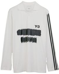 Y-3 - Graphic Logo Long Sleeve T-Shirt - Lyst