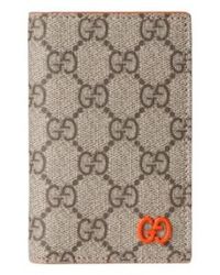 Gucci - Gg Supreme Logo Cardholder - Lyst