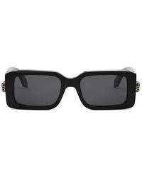 BVLGARI - Rectangular Frame Sunglasses - Lyst