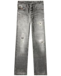 DIESEL - 2080 D-Reel Relaxed Regular Wais Distressed Jeans - Lyst