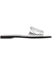 McQueen - Slip-On Flat Sandals - Lyst