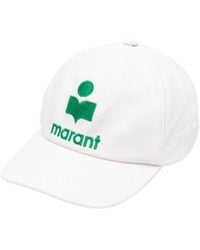 Isabel Marant - Logo Embroidered Curved-Peak Baseball Cap - Lyst