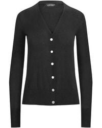 Ralph Lauren - Fine-Knit Cardigan - Lyst