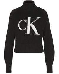Calvin Klein - Turtleneck Knitted Pullover - Lyst