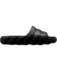 Moncler - Lilo Logo Embossed Slides - Lyst