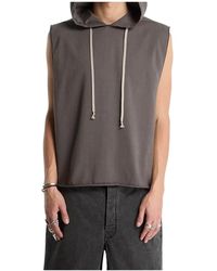 Rick Owens - Sleeveless Hoodie - Lyst