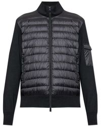 Paul & Shark - Ultralight Hybrid Zip-Up Sweater - Lyst