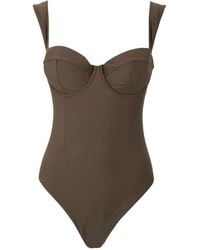 Jonathan Simkhai - Kyle Bustier One-Piece Swimsuit - Lyst