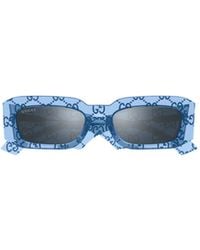 Gucci - Eyewear Rectangular Frame Sunglasses - Lyst
