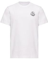 Moncler - Logo Patch Crewneck T-Shirt - Lyst
