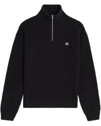 Celine - Trucker Sweater - Lyst