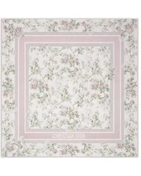 Dior - Rosier De 90 Square Scarf - Lyst