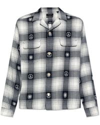 AllSaints - Castor Checked Long-Sleeved Shirt - Lyst