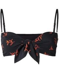 Fendi - Coral Print Bikini Top - Lyst