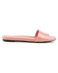 Prada - Open-Toe Slippers - Lyst