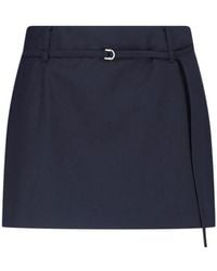 DUNST - D-Ring Belted Mini Skirt - Lyst