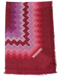 Missoni - Printed Silk Scarf - Lyst