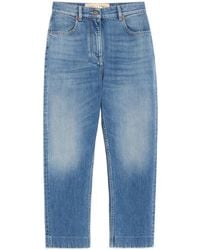 Valentino - Denim Trousers - Lyst
