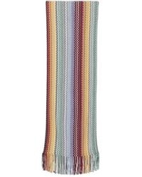 Missoni - Zig-Zag-Knit Fringed Scarf - Lyst