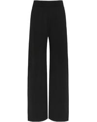 Max Mara - Viscose Crepe Trousers - Lyst