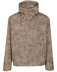 Herno - Jacquard Hooded Jacket - Lyst