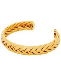 Loewe - Thin Braided Cuff - Lyst