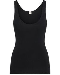 TOTEME - Knit Organic Cotton Tank Top - Lyst
