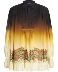 Etro - Ornamental Print Ombré Dress - Lyst